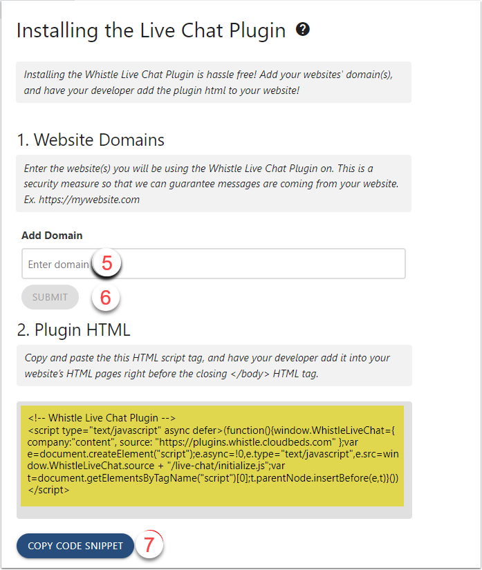 whistle live chat installation1.png