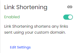 Configuración de acortamiento de enlaces 1