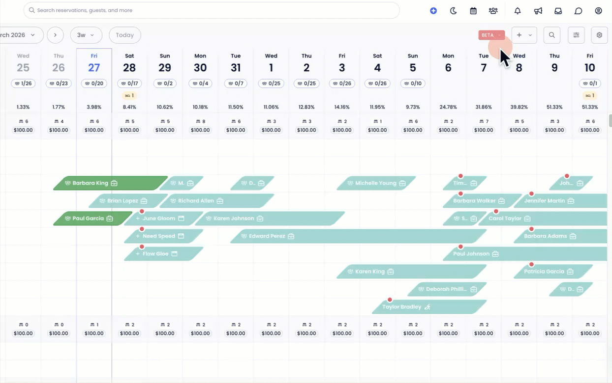 Version Switch and Quick Action Buttons