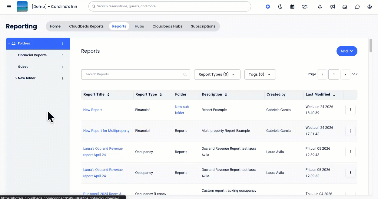 How to Export Custom Reports