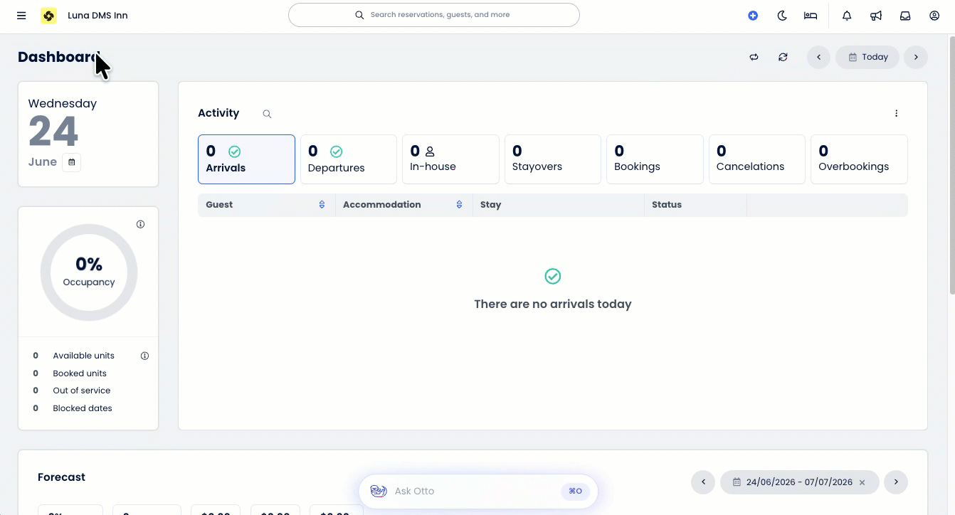 GIF que muestra el flujo completo de suscripción a OTA Ads, desde Marketing digital hasta OTA Ads, Comenzar, el panel lateral Suscribirse a OTA Ads, el paso Presupuesto, la selección de créditos, los términos y condiciones y el botón Suscribirse.