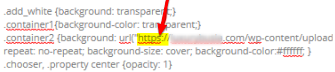 URL de imagem sem HTTPS no CSS do Motor de Reservas