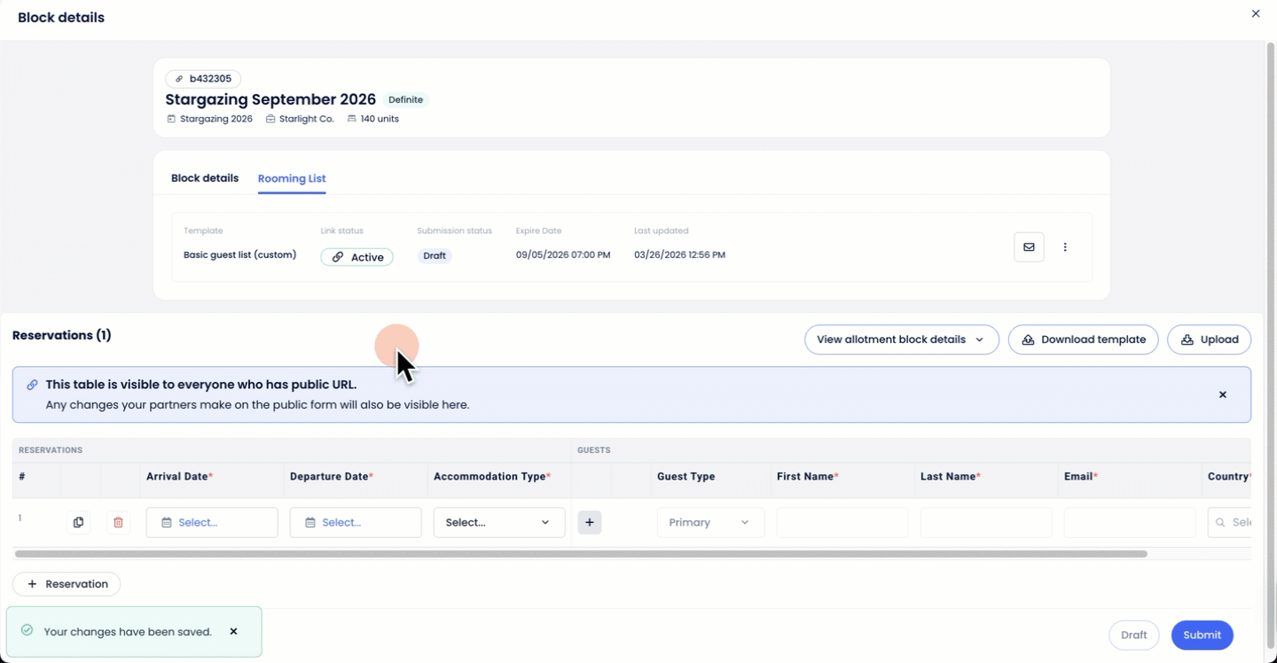 Ways to Add Guest Information_Public Rooming List Link_Edit approval settings