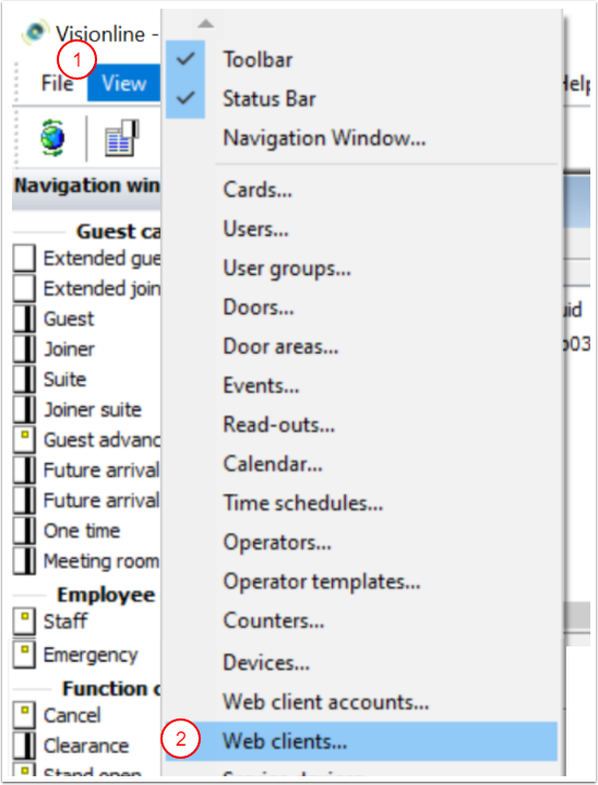 Allow WEB client access Visionline service 1.png