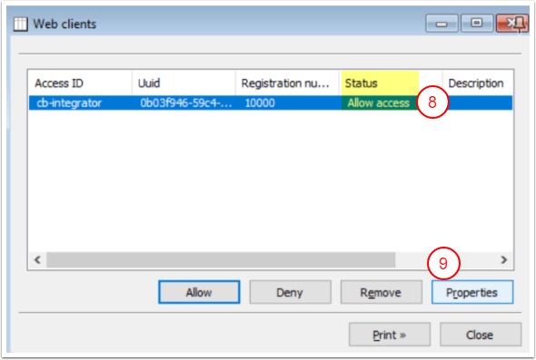Allow WEB client access Visionline service 4.png